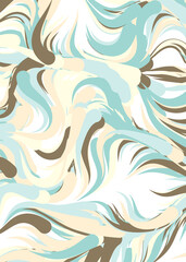 Fototapeta premium Abstract Perlin Noise Geometric Pattern generative computational art illustration