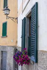 Fototapeta na wymiar old house in region of Italy, Tuscany