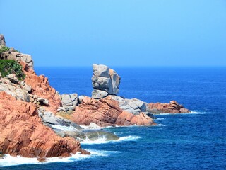 rocher , bord de mer, Sardaigne 