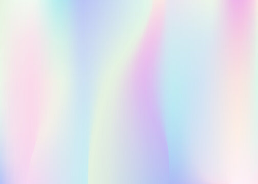 Iridescent Texture. Holographic Background. Hologram Gradient Neon