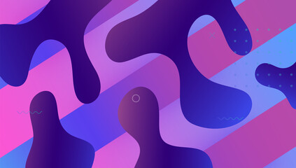 Geometric Background. Color Landing Page. Tech Neon Banner. Pink Graphic Design. Memphis Frame. Business Composition. Liquid Cover. Modern Element. Magenta Geometric Background