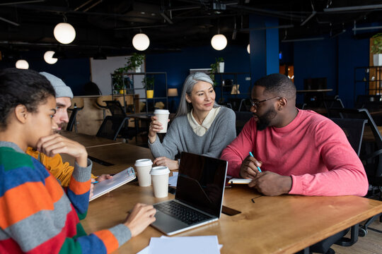 Working process in office