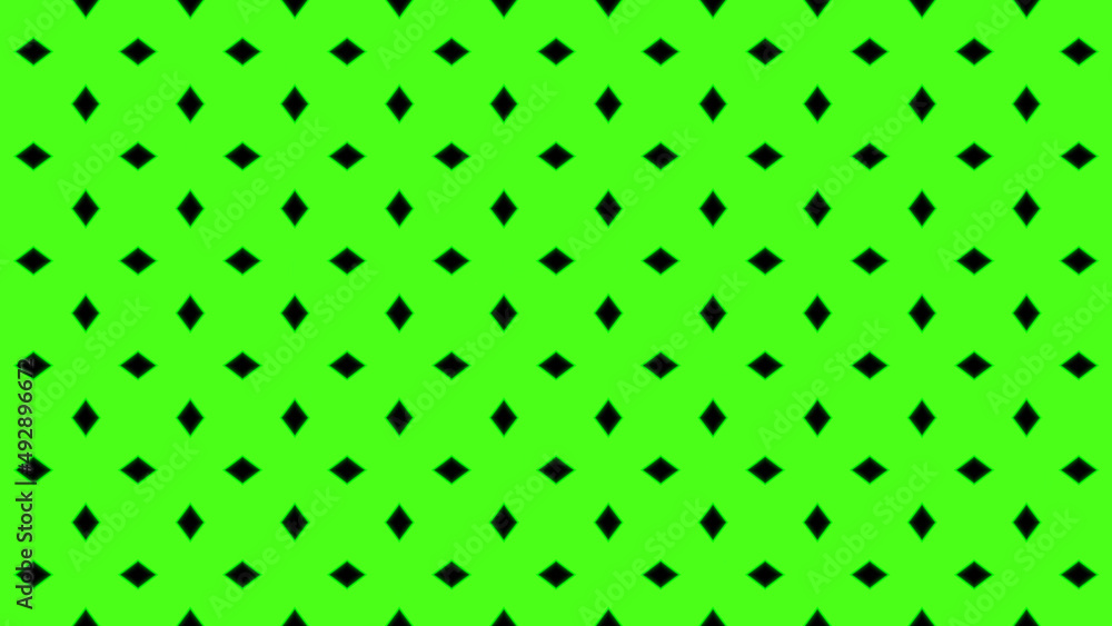 Poster abstract green geometric seamless pattern background. psychedelic colorful kaleidoscope vj backgroun