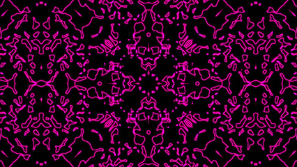 Abstract pink geometric seamless pattern background. Psychedelic Colorful background. Disco Abstract Background