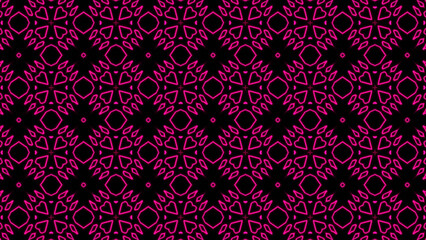 Abstract pink geometric seamless pattern background. Psychedelic Colorful background. Disco Abstract Background