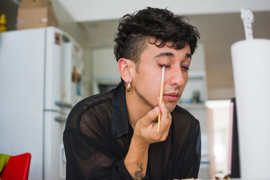 Latino Gender Queer Beauty Routine