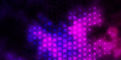 Dark Purple vector template in rectangles.