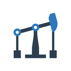 oil industry icon - pumpjack icon