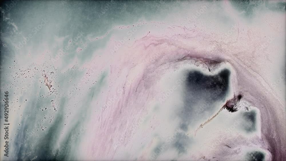 Poster fluid dust. computer generated 3d render