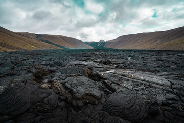 Fagradalsfjall lava field, Icenland.