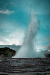 Geysirs in Iceland.