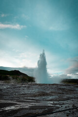 Geysirs in Iceland.