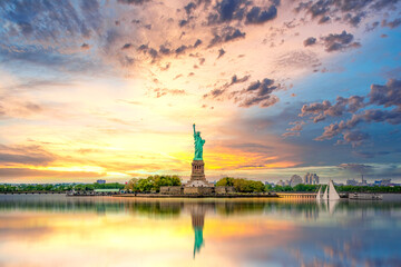 Fototapeta na wymiar Statue of Liberty, New York City, USA 