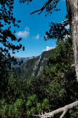 The mountain of gods acording to Greek mythology. Olympus.