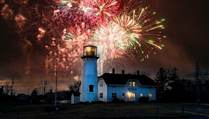 July 4th at Chatham, Cape Cod Lighthouse