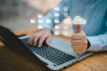 Document Management System (DMS) Online Document Database And automated processes to store files, knowledge and documents in the organization efficiently with ERP enterprise business technology,