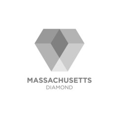 luxury logo concept of massachusetts diamond