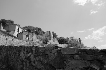 Fototapeta premium Gairo Vecchio, Sardinia, Italy