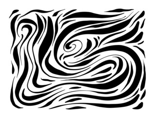 Zebra print - Hand drawn pattern illustrations - vector