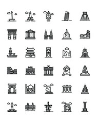 Marketing Seo Icon Set 30 isolated on white background © Sentya