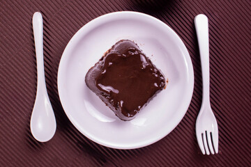Delicious fresh fondant with hot chocolate lava cake or chocolate pudding.