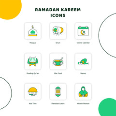 Ramadan Kareem Icons
