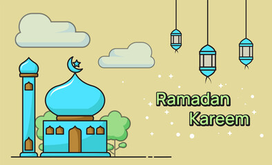 Ramadan Kareem Cartoon