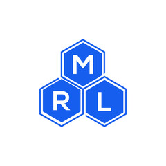 MRL letter logo design on White background. MRL creative initials letter logo concept. MRL letter design. 