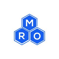 MRO letter logo design on White background. MRO creative initials letter logo concept. MRO letter design.  - obrazy, fototapety, plakaty