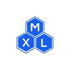 MXL letter logo design on White background. MXL creative initials letter logo concept. MXL letter design. 