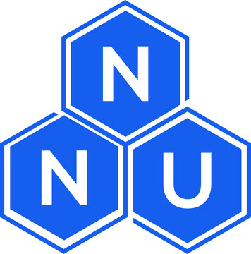NNU letter logo design on White background. NNU creative initials letter logo concept. NNU letter design. 