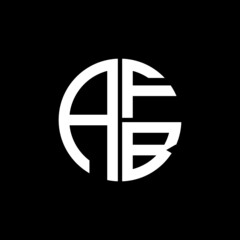 AFB logo AFB icon AFB vector AFB monogram AFB letter AFB minimalist AFB triangle AFB flat Unique modern flat abstract logo design. 