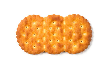 Cookies on a white background.