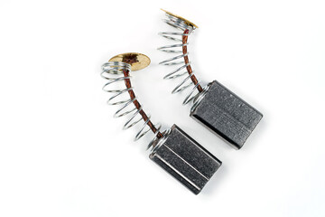 Graphite brushes of electric tools.