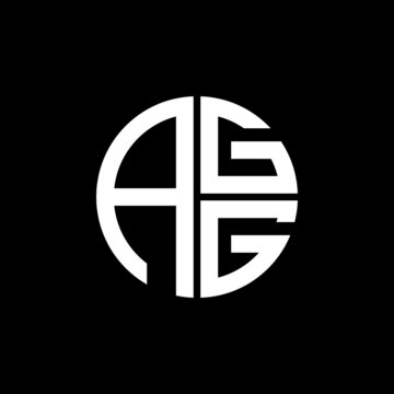 AGG logo AGG icon AGG vector AGG monogram AGG letter AGG minimalist AGG triangle AGG flat Unique modern flat abstract logo design. 