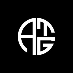 ATG logo ATG icon ATG vector ATG monogram ATG letter ATG minimalist ATG triangle ATG flat Unique modern flat abstract logo design. 