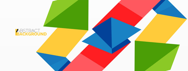 Creative geometric wallpaper. Abstract ribbon style line composition. Techno business template for wallpaper, banner, background or landing