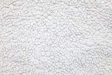 White soft fleece inner lining fabric background texture