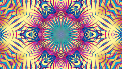 Abstract textural multicolored background kaleiloscope.