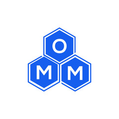 OMM letter logo design on White background. OMM creative initials letter logo concept. OMM letter design. 
