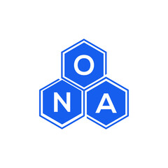 ONA letter logo design on White background. ONA creative initials letter logo concept. ONA letter design. 

