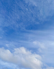 blue sky with clouds