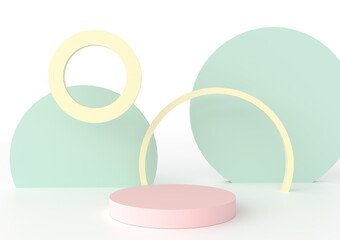 背景画像　台座