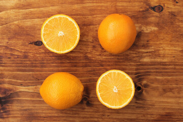 .Juicy oranges