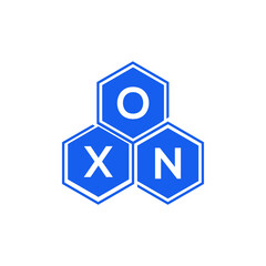 OXN letter logo design on White background. OXN creative initials letter logo concept. OXN letter design. 