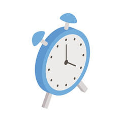 alarm clock isometric