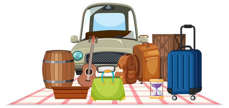 Luggage clip art preview