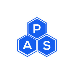 PAS letter logo design on White background. PAS creative initials letter logo concept. PAS letter design. 
