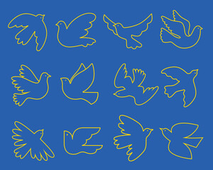 Peace Dove Silhouette