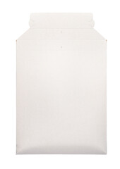 White envelope C4 isolated background. top view